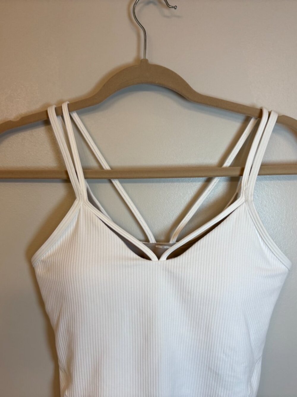 Lululemon Align Strappy Ribbed Tank - White - Size 4 - Picture 5 of 11